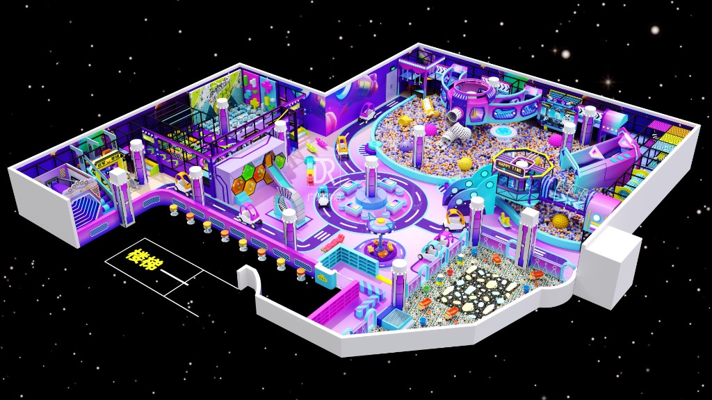 Indoor playground design banner